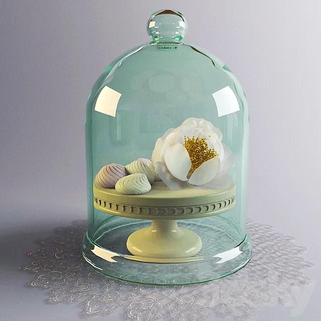 Peony under the hood 3DModel Peony under the hood 3DModel