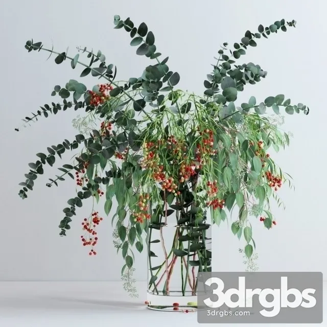 Pepperberries Eucalyptuses 3D Model Download Pepperberries Eucalyptuses 3D Model Download