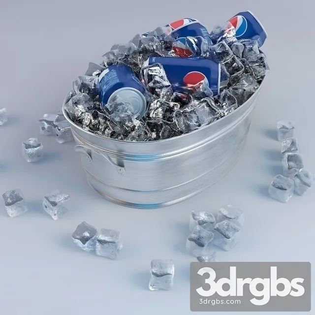 Pepsi Ice Bucket 3D Model Download Pepsi Ice Bucket 3D Model Download