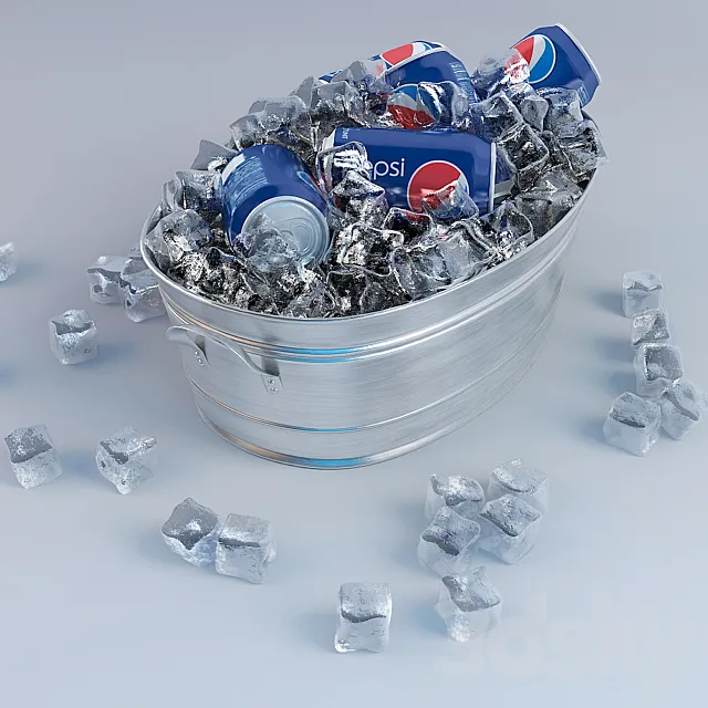 PEPSI ICE BUCKET 3DModel
