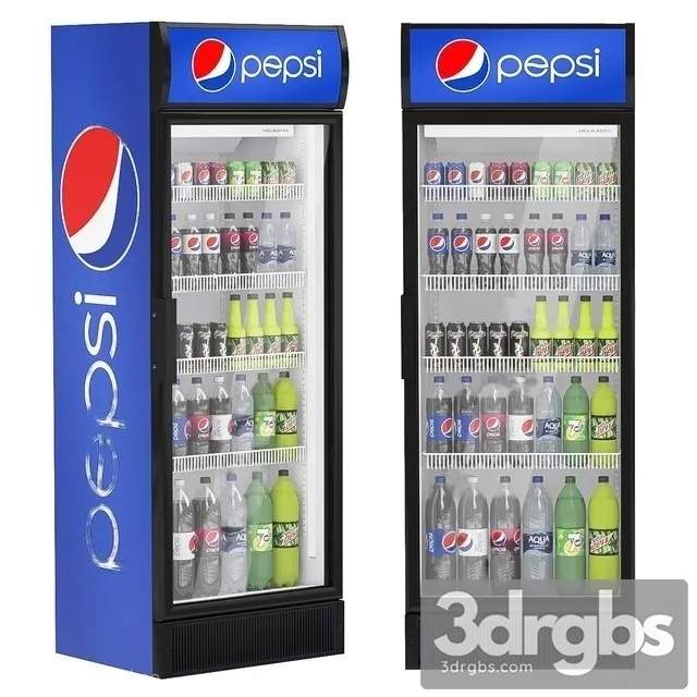 Pepsi Refrigerator 3D Model Download