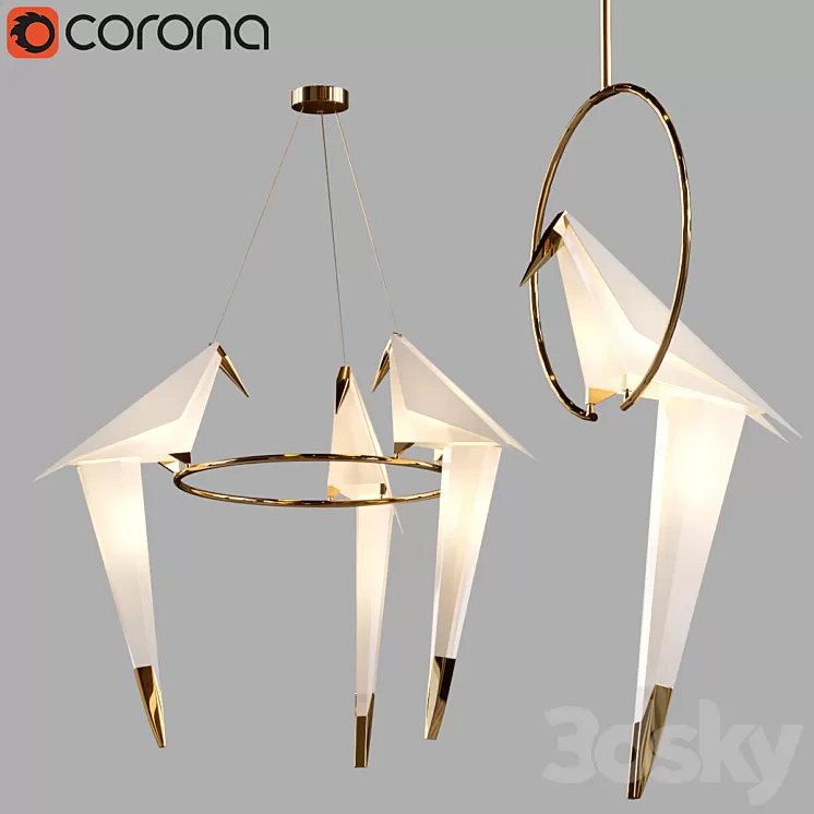 Perch_light_chandelier 3D Model