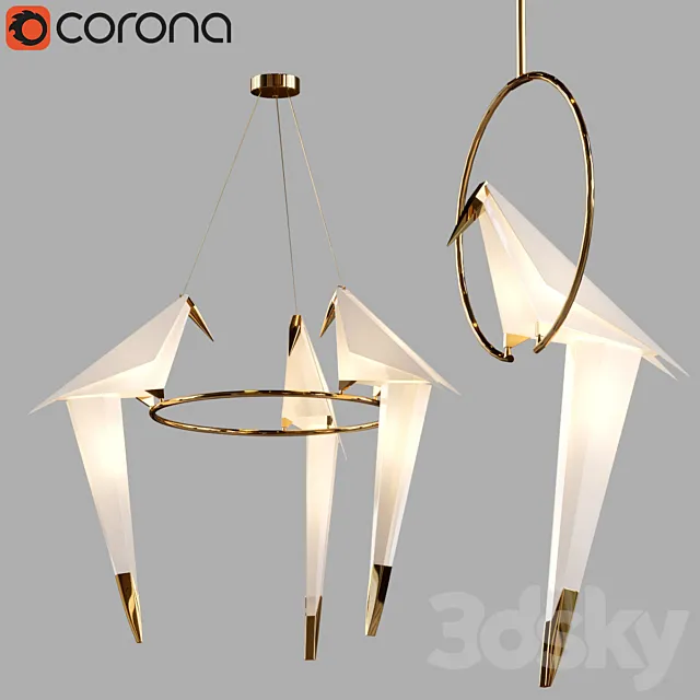 Perch_light_chandelier 3D Model