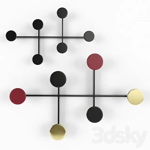 Perchero Afteroom Coat Hanger by Menu 3D Model Perchero Afteroom Coat Hanger by Menu 3D Model