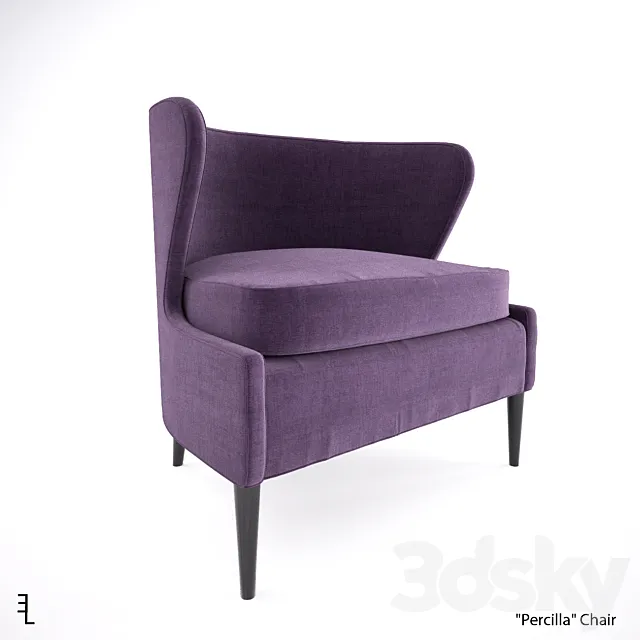 Percilla Chair 3D Model