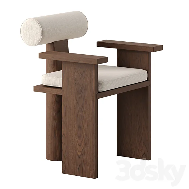 PERENNE 10 CHAIR BY THOMAS MOISAN 3D Model PERENNE 10 CHAIR BY THOMAS MOISAN 3D Model