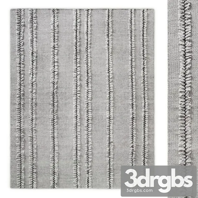 Performance Tassel Stripe Handwoven Flatweave Rug Rh 3D Model Download