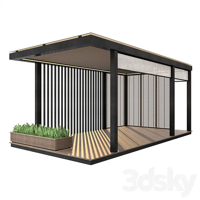 Pergola 12 3D Model