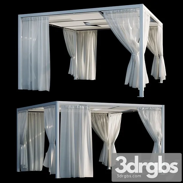 Pergola Giulio Barbieri Kube 3D Model Download