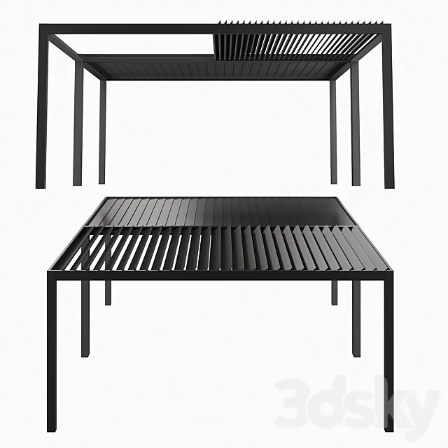 Pergola_Suntech EXXEN 3D Model