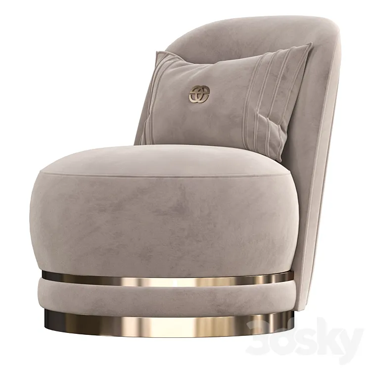 Perla berjer armchair 3D Model Free Download Perla berjer armchair 3D Model Free Download