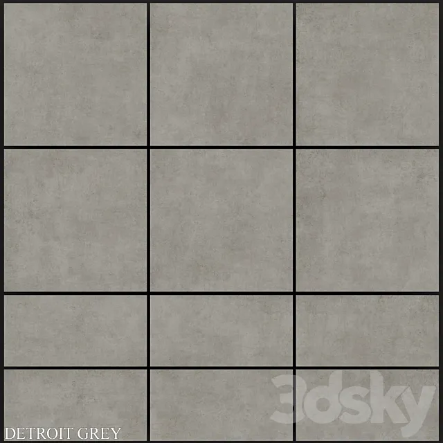 Peronda Detroit Grey 3D Model Peronda Detroit Grey 3D Model