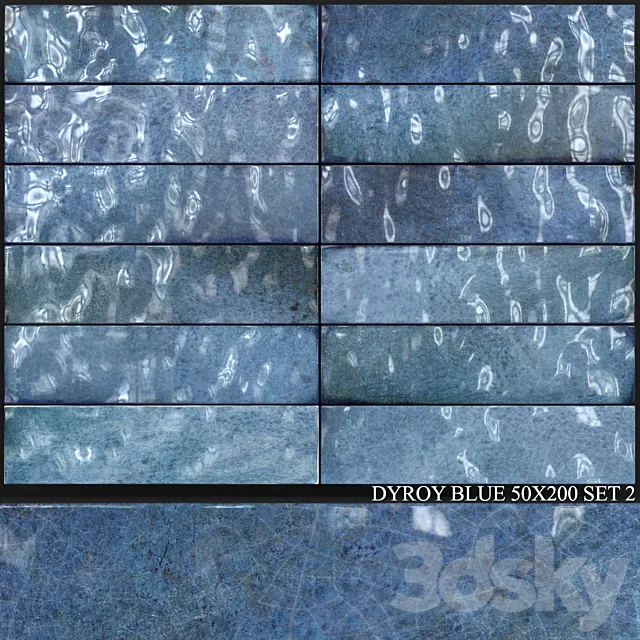 Peronda Dyroy Blue 50×200 Set 2 3D Model
