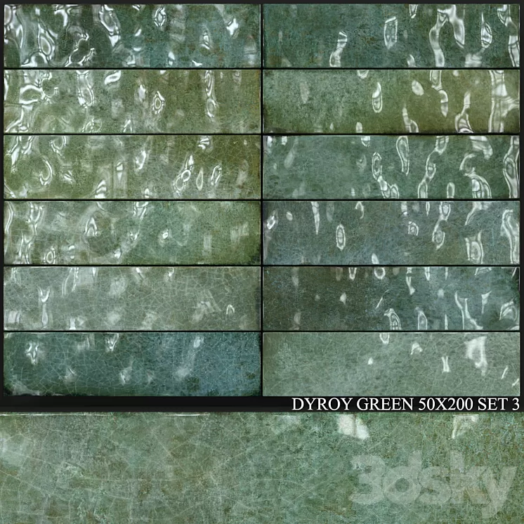 Peronda Dyroy Green 50×200 Set 3 3D Model