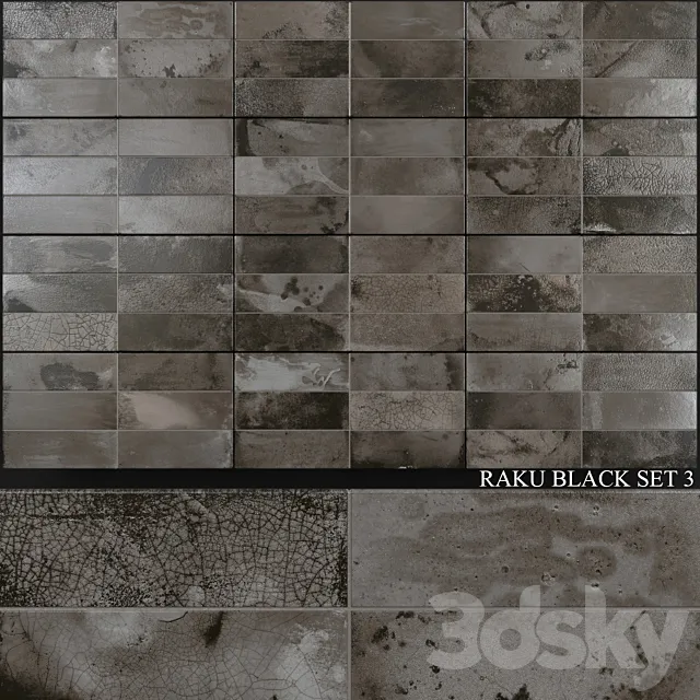 Peronda FS Raku Black Set 3 3D Model