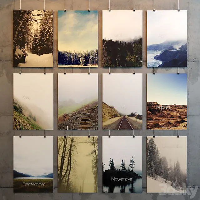 Perpetual Calendar 3D Model Perpetual Calendar 3D Model