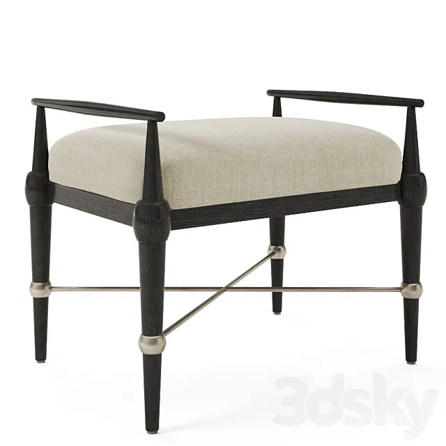 Perrin Muslin bench. 3DModel Perrin Muslin bench. 3DModel