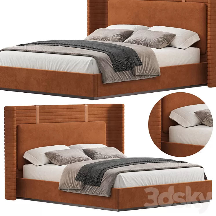 PERRY BED by Mezzocollection 3D Model Free Download