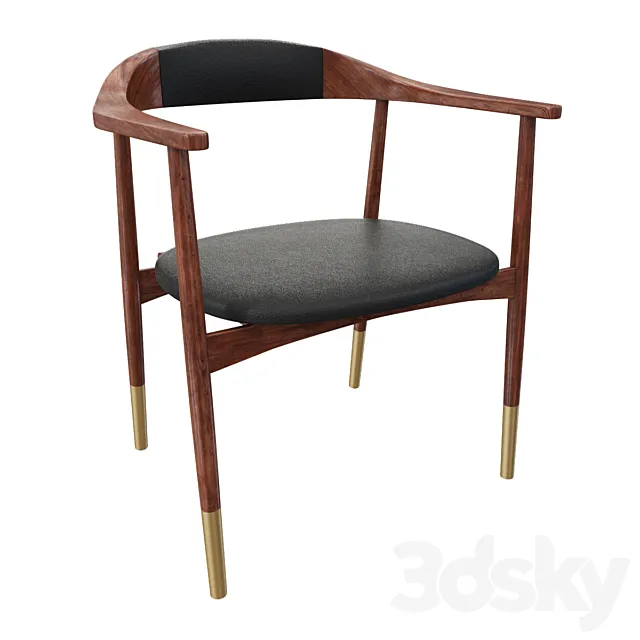 Perry dinning chair 3D Model Perry dinning chair 3D Model