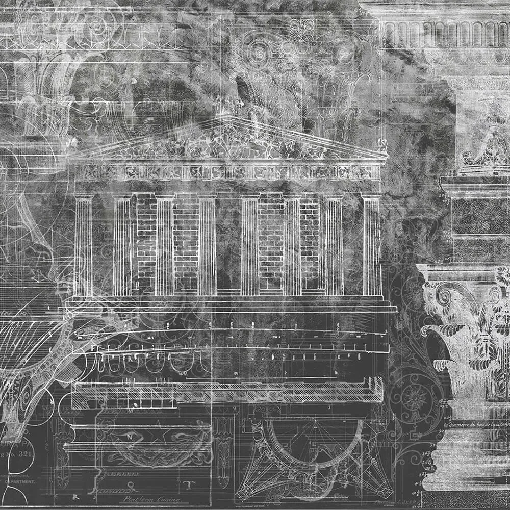 Perspektiva – Wallpaper Ancient architecture 3D Model