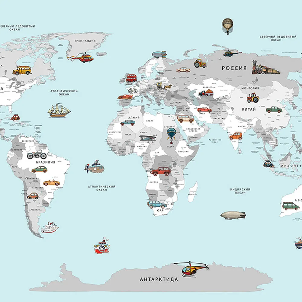 Perspektiva – Wallpaper Map 3D Model