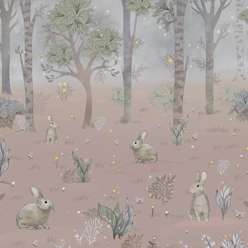 Perspektiva – Wallpaper Walking through the forest 3D Model