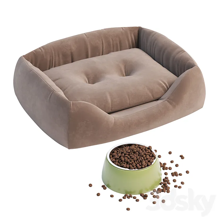 Pet bed 3D Model Free Download