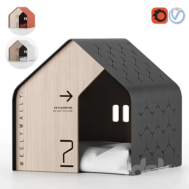Pet House Weelywally Sydney 3D Model