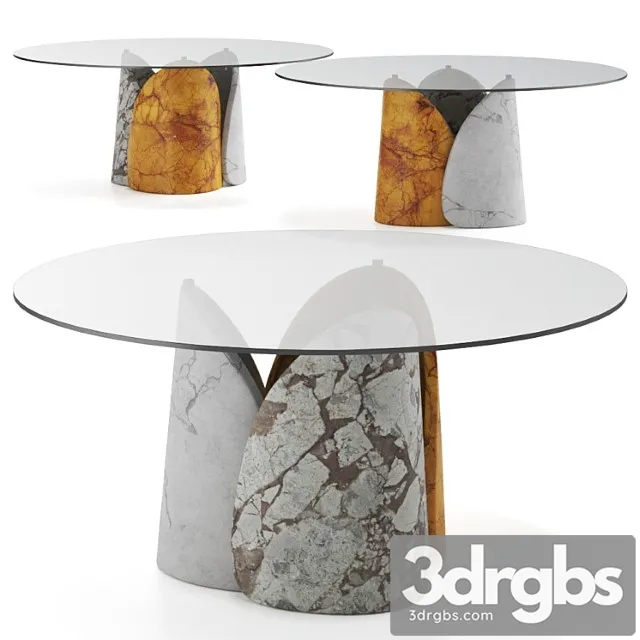 Petalo round table by lithos design Petalo round table by lithos design
