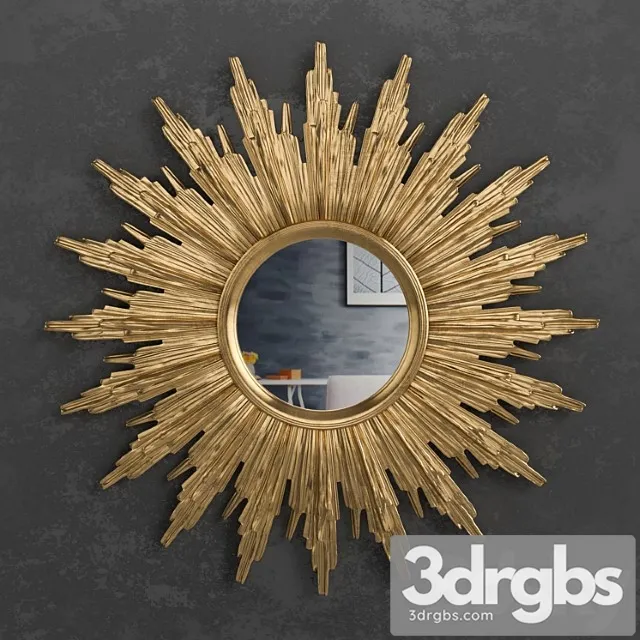 Petit miroir soleil 3D Model Download