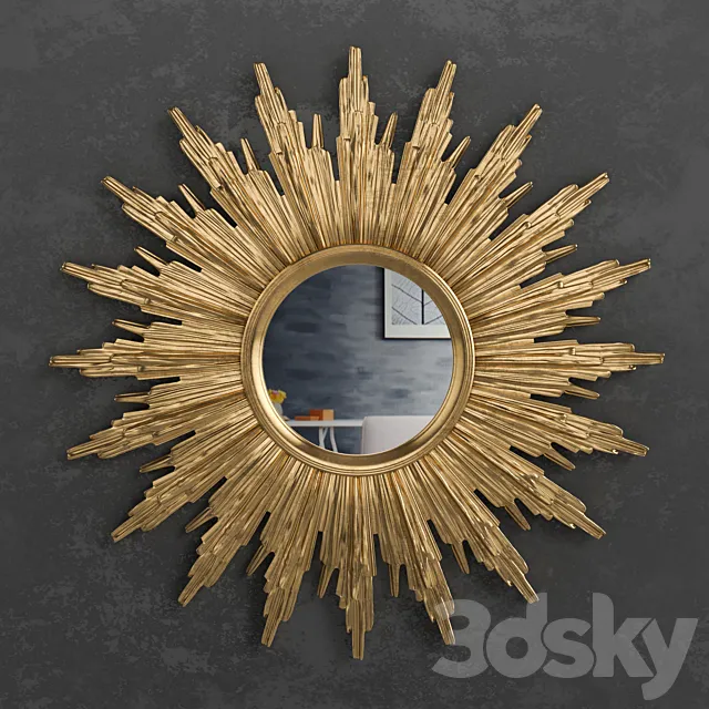 Petit miroir soleil 3DModel