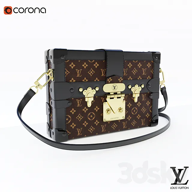 PETITE MALLE Louis Vuitonn 3D Model PETITE MALLE Louis Vuitonn 3D Model