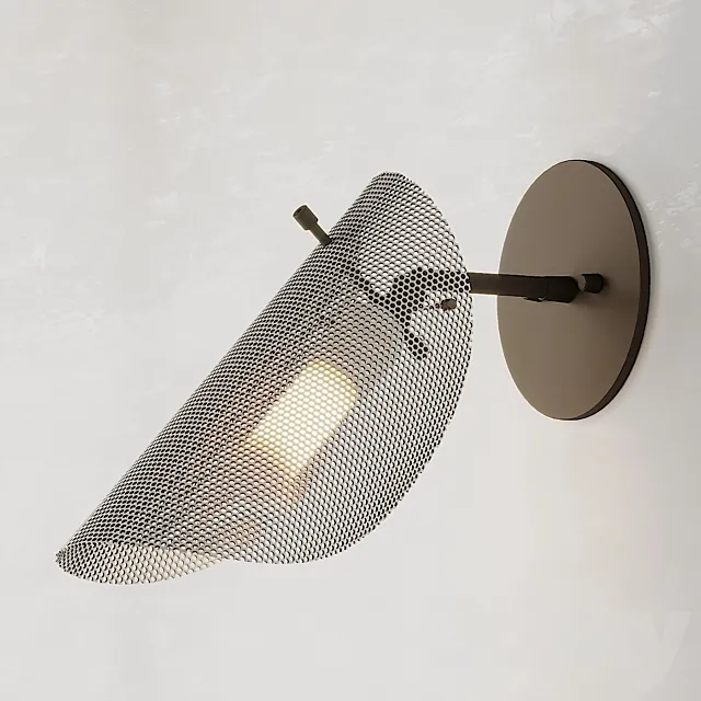 Petite Tulle White Wall Sconce by Blueprint Lighting 3DModel Petite Tulle White Wall Sconce by Blueprint Lighting 3DModel