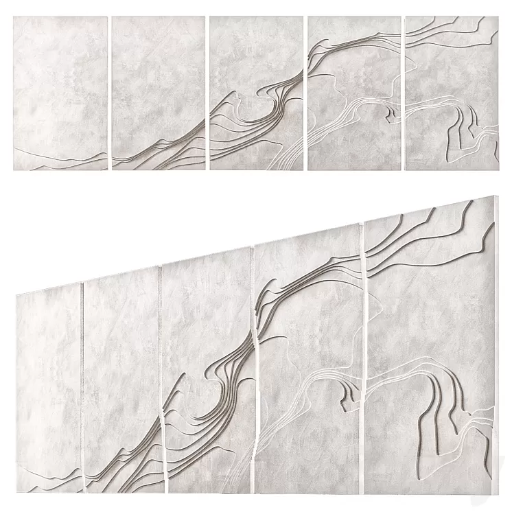 Petr Weigl Contour Cluster White 3D Model Free Download