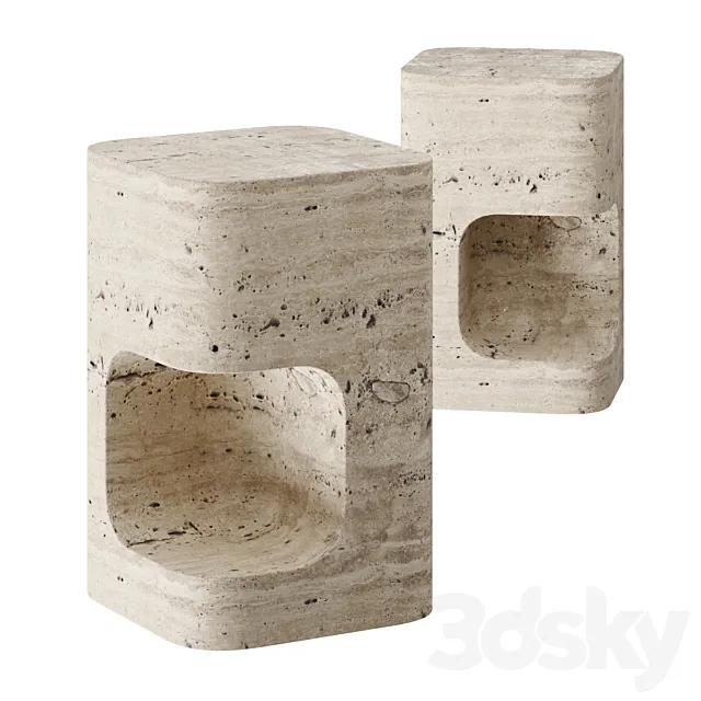 Petra side table 3D Model