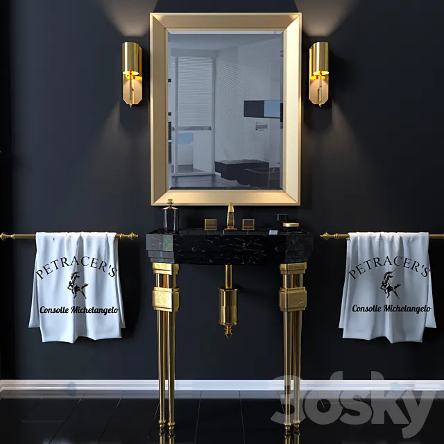 Petracer’s Consolle Michelangelo 3DModel Petracer’s Consolle Michelangelo 3DModel