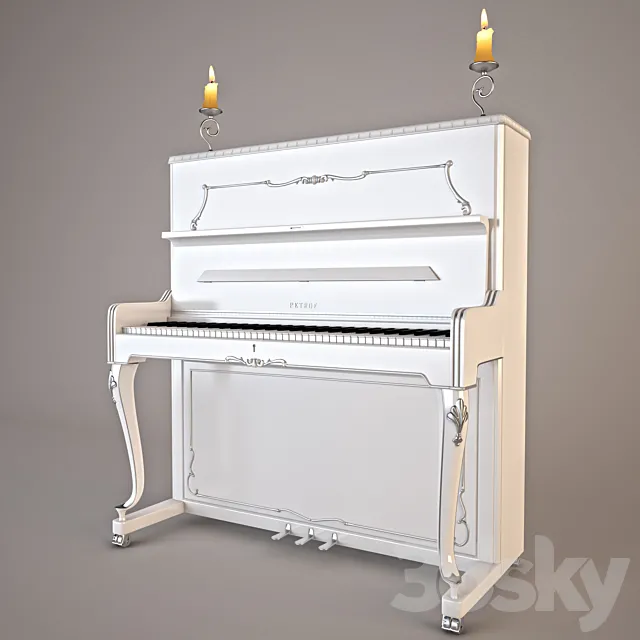 Petrof pianos 3D Model