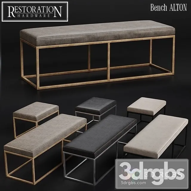 Pewter Burnished Brass 3D Model Download