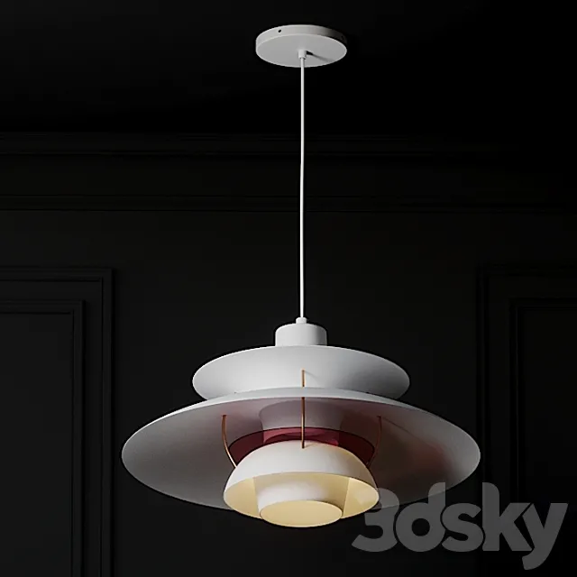 PH 5 Pendant Lights – 3 Colors 3D Model