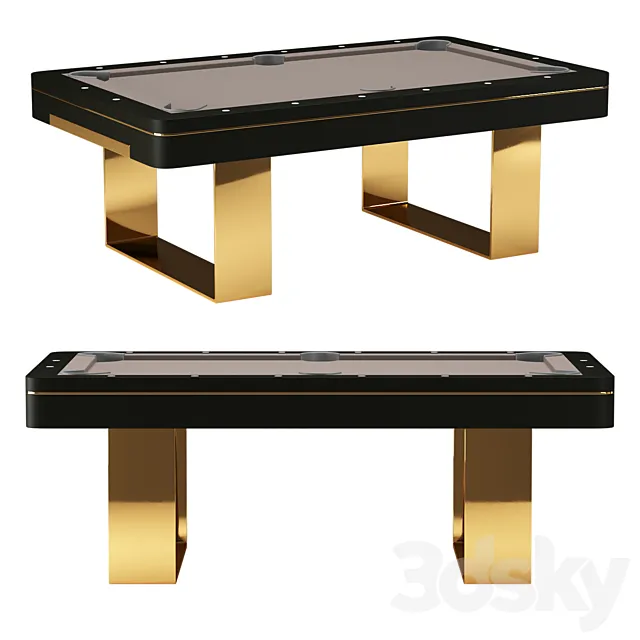 Pharaoh USA Galaxy Billiards Table 3D Model