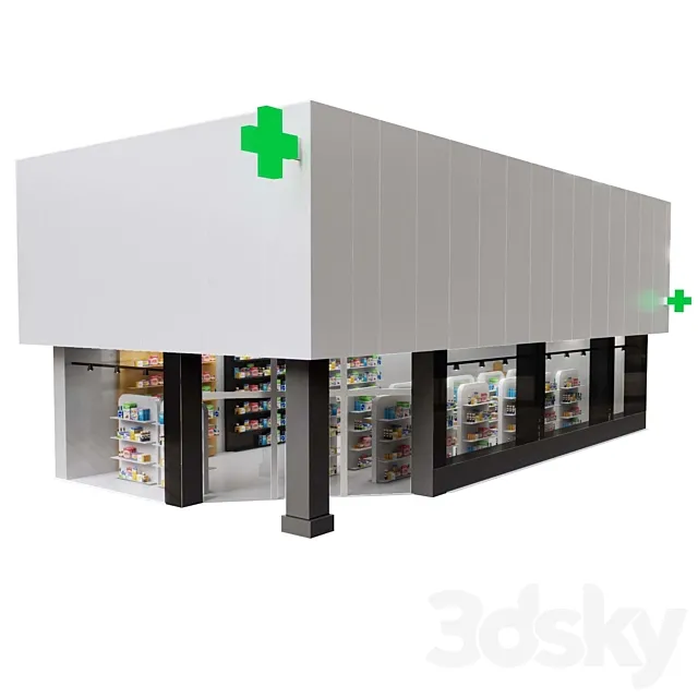 Pharmacy 3D Model