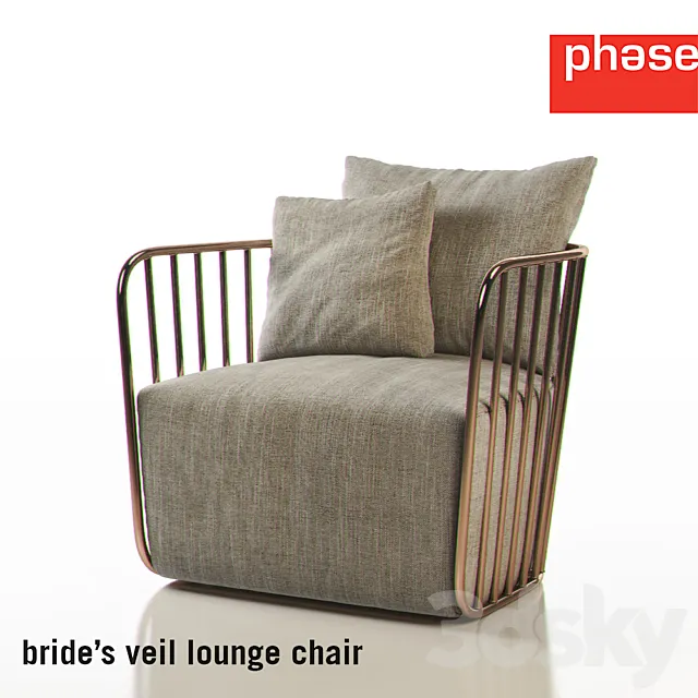 PHASE – BRIDE’S Veil Lounge Chair 3DModel