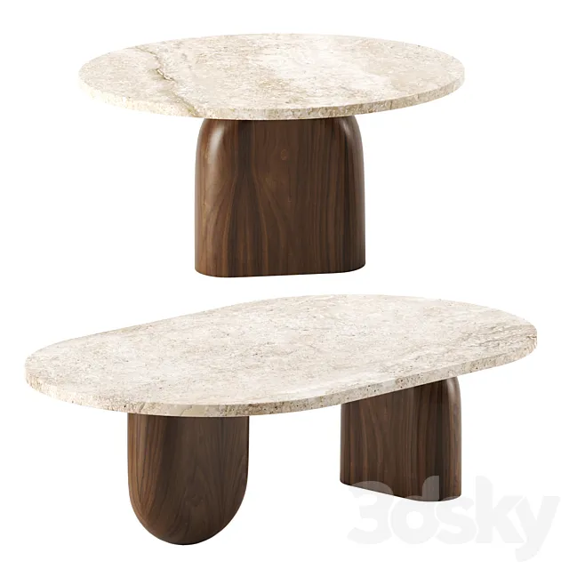 Philip coffee tables by Essential Home 3D Model Philip coffee tables by Essential Home 3D Model