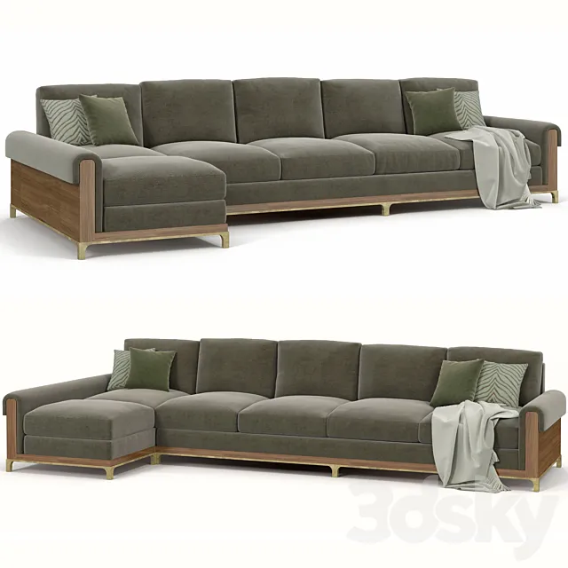 Philip Nimmo NEWMAN SECTIONAL SOFA 3D Model Philip Nimmo NEWMAN SECTIONAL SOFA 3D Model