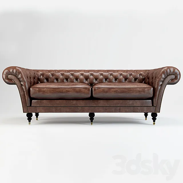 Philip Stanhope Sofa Chesterfield 3DModel Philip Stanhope Sofa Chesterfield 3DModel