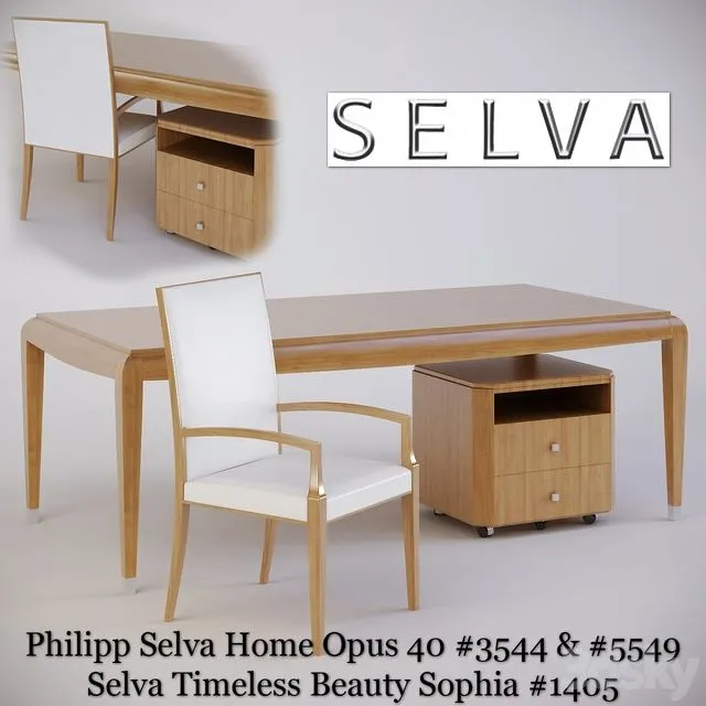 Philipp Selva Home Opus 40 # 3544 & # 5549 Selva timeless Beauty Sophia # 1405 3D Model Philipp Selva Home Opus 40 # 3544 & # 5549 Selva timeless Beauty Sophia # 1405 3D Model