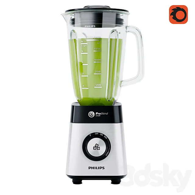 Philips ProBlend 5000 3D Model Philips ProBlend 5000 3D Model