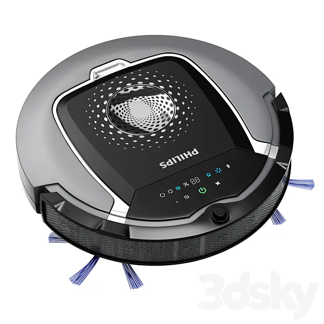 Philips Robot Vacuum Cleaner Active 3D Model Philips Robot Vacuum Cleaner Active 3D Model