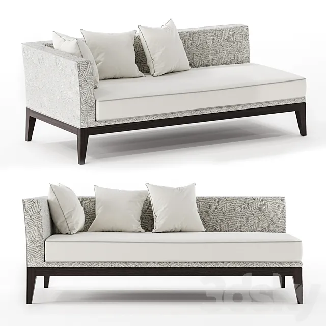 Phillipe Hurel Mallory Bench 3D Model Phillipe Hurel Mallory Bench 3D Model