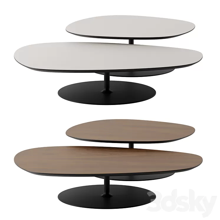 Phoenix coffee tables by Moroso 3D Model Phoenix coffee tables by Moroso 3D Model